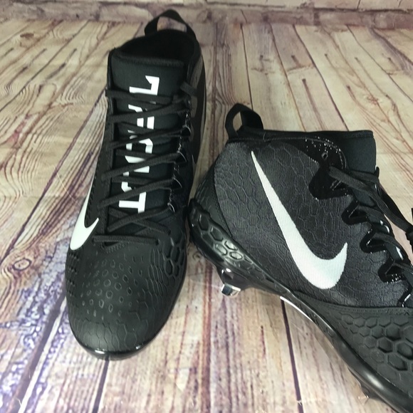 NIKE Force Trout 5 Black/White Metal Baseball - Picture 5 of 7